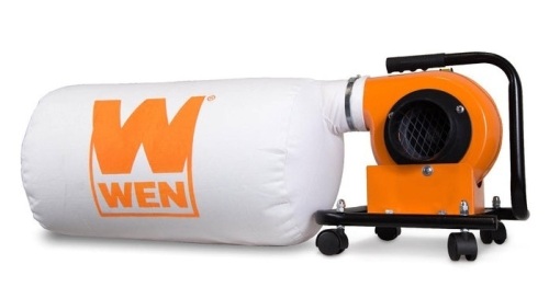 WEN 5.7-Amp 660 CFM Rolling Dust Collector with 12-Gallon Bag and Optional Wall Mount - Lot 191