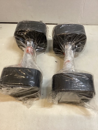 Set of 2 NordicTrack 20lb Dumbbells - Lot 333