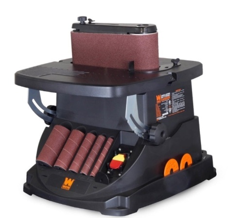 WEN 6524 Oscillating Belt and Spindle Sander, Missing Hardware - Lot 403