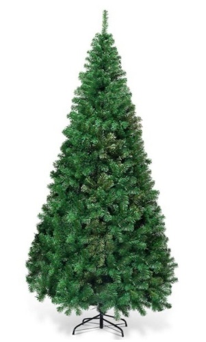 7 ft. Green PVC Hinged Pine Artificial Christmas Tree - Lot 438