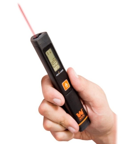 WEN 10110 Multi-Unit Pocket Laser Distance Measure with 32-Foot Range - Lot 376