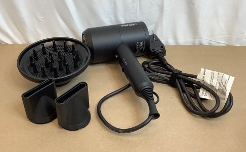 Negative Ion Hairdryer w/ Accessories, Tested & Works, Appears New - Lot 20