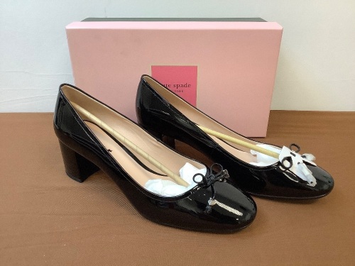 Kate Spade, Bev Bow Shoes, Black, 11 - Lot 48