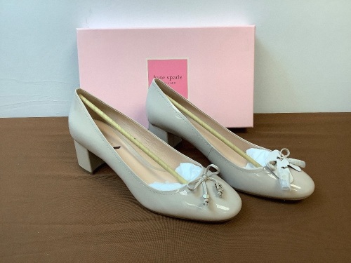 Kate Spade Shoes, Bev Bow, Tusk, 11 - Lot 50