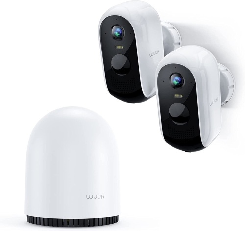 2K Battery Powered Wireless Security Camera Kit - Lot 60