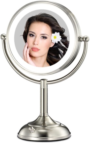 8.5" Lighted Makeup Mirror - Lot 63