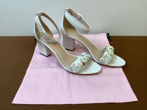 Kate Spade Shoes, Tansy Embellished, Optic White, 11 - Lot 71