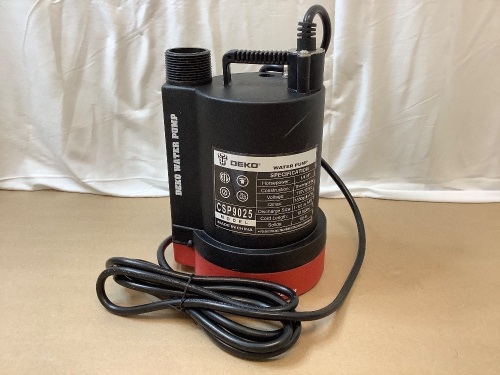 Deko Submersible Water Pump, Appears New - Lot 75