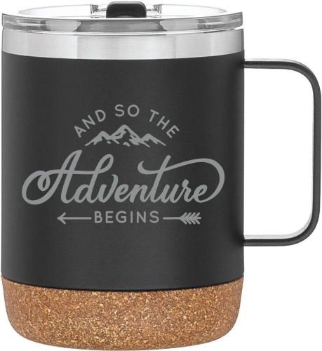 And So The Adventure Begins Travel Mug - Lot 187