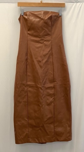 Faux Leather Dress - Lot 267