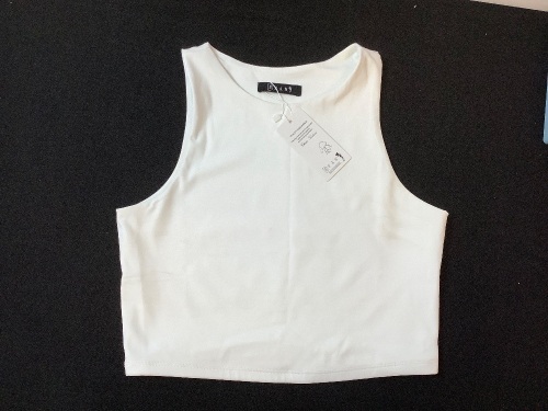 Womens Crop Tank Top, M - Lot 335