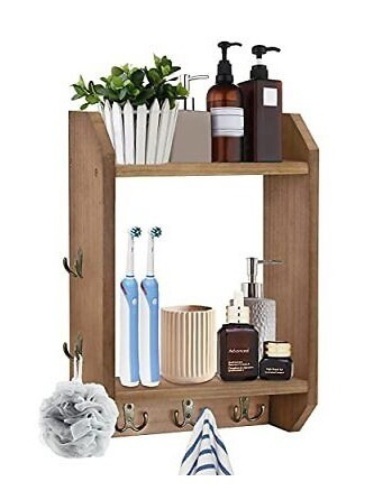Bathroom Shelf Towel Rack - Lot 444