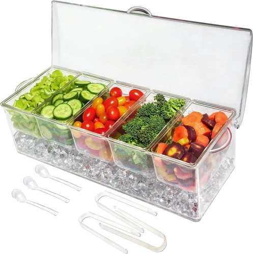 Ice Chilled 5 Compartment Server Caddy - Lot 448