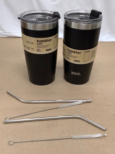 Zee Tumbler Set of 2 - 20oz - Lot 502