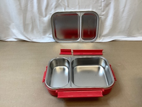 Signora Ware Slim Steel Lunch Box, Red, Appears New - Lot 551