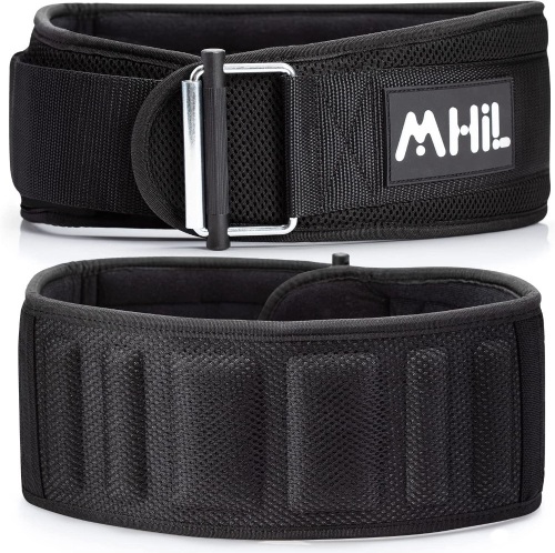 MHiL Unisex Quick Locking Weight Lifting Belt, L - Lot 576
