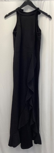 Women's High Neck Split Bodycon Mermaid Evening Cocktail Dress - Lot 556