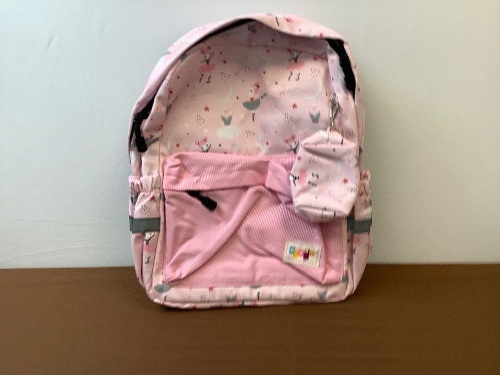 MyGreen Girls Backpack W/ Coin Purse, Pink, 11" x 13", New - Lot 287