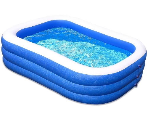 118"x72"x20" Full-Size Inflatable Swimming Pool - Lot 639