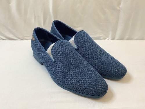 Mens Blue Suede Shoes, Size 10  - Lot 406