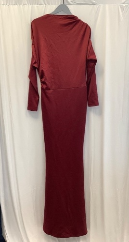 Womens Long Sleeve Midi Dress, Size XL - Lot 632