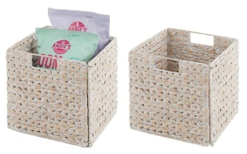 Set of 2 Folding Storage Cubes - Lot 607