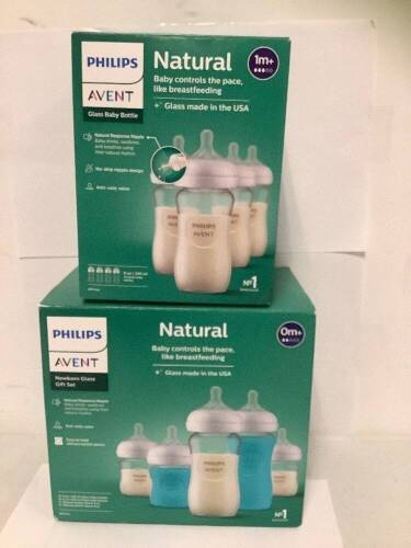 Lot of Philips Avent Baby Bottles and Gift Set - Lot 310