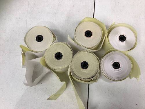 Lot of (6) Receipt Paper - Lot 110