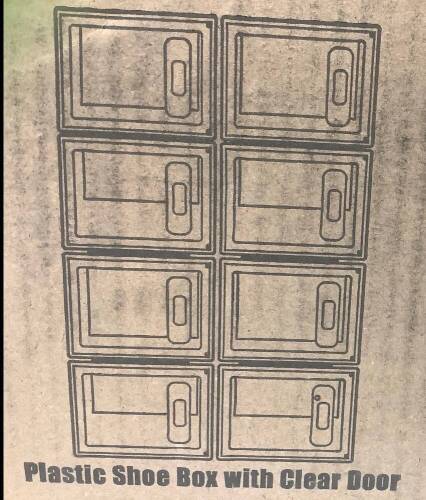 Plastic Shoe Storage Boxes - Lot 173
