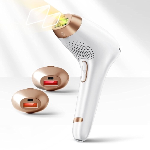 COSBEAUTY IPL Hair Removal for Women and Men, Permanent Painless Laser Hair Remover Device, FDA Cleared, at Home Use for Face and Whole Body,3 Treatments Heads - Lot 5942
