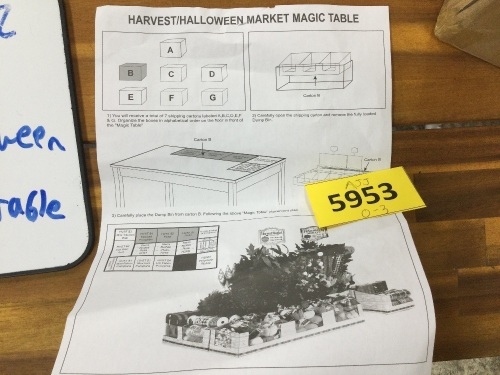 Harvest/Halloween Market Magic Table - Lot 5953