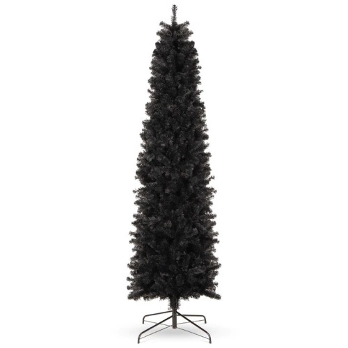Black Artificial Pencil Holiday Christmas Tree - Lot 6114