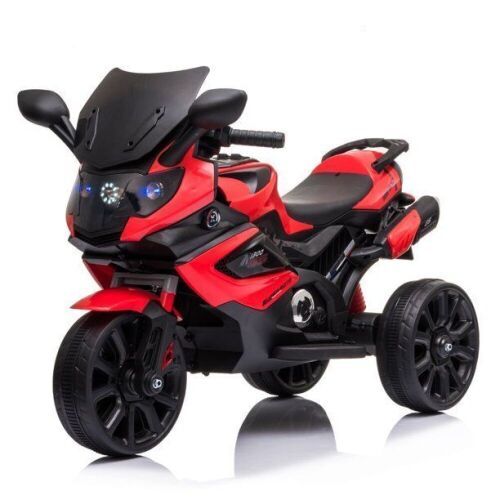 Kids 12V Ride-On Motorcycle - Red - Lot 139