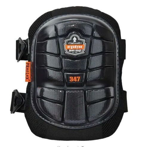 Lot of (2) Ergodyne Black Long Cap Lightweight Gel Knee Pads - Lot 141
