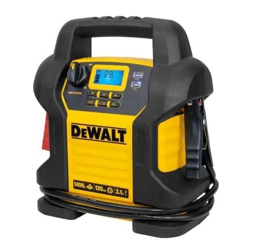 DEWALT 1400 Peak Amp Portable Car Jump Starter with Digital Compressor - Lot 199