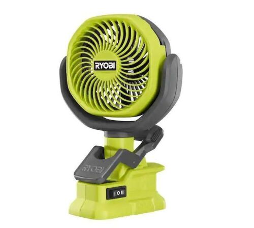 RYOBI ONE+ 18V Cordless 4 in. Clamp Fan (Tool Only) - Lot 385