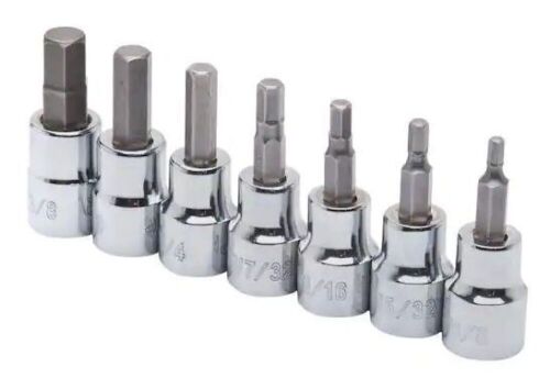 Husky 3/8 in. Drive SAE Hex Bit Socket Set (7-Piece) - Lot 434
