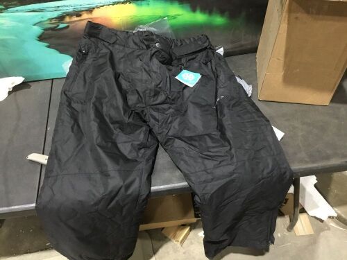 Hisea Men's 3M Thinsulate Snow Pants - Black, 3XL - Lot 517
