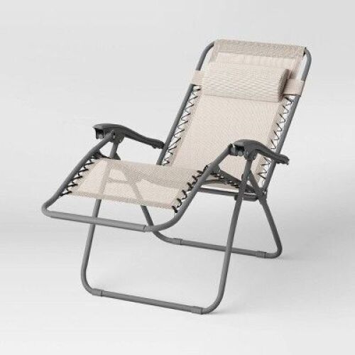 Zero Gravity Lounge Chair - Tan - Lot 523