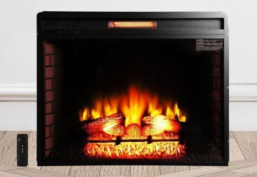 1500W 26" Embedded Electric Fireplace Heater - Lot 530