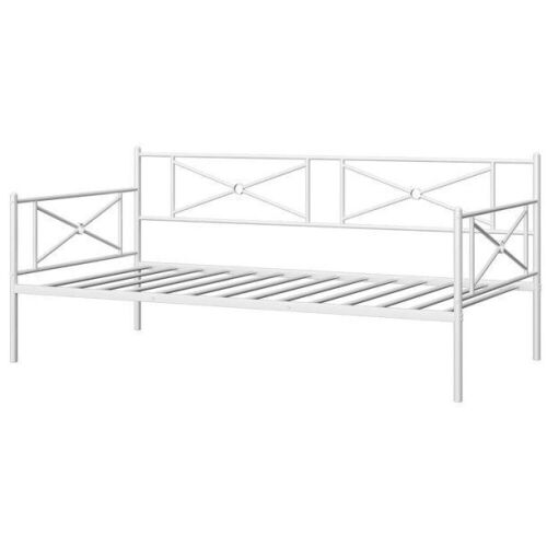 Metal Daybed Frame - Twin Size, White - Lot 537