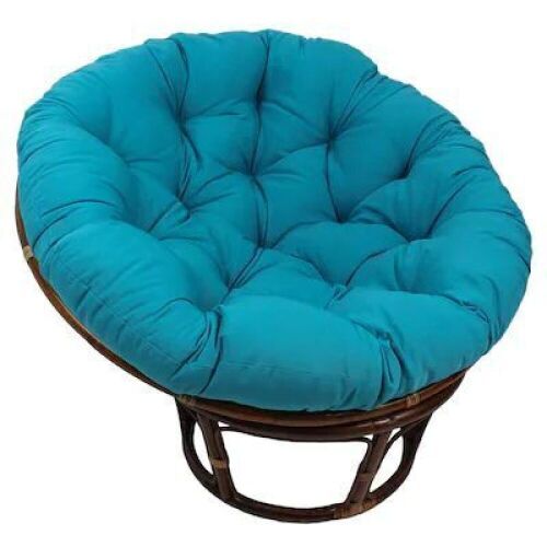 Blazing Needles Chair Cushion - Aqua Blue - Lot 555