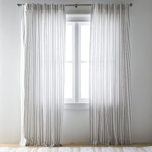 Lot of (4) Belham Living Curtain Panel Pair - Gray - Lot 557
