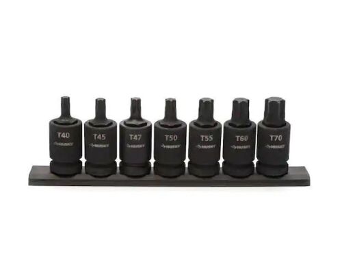 Husky 1/2 in. Drive Impact Torx Set (7-Piece) - Lot 664