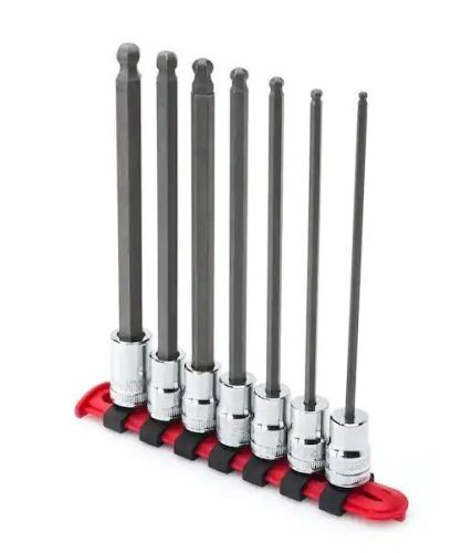 Husky 3/8 in. Drive Metric Long Ball Hex Bit Socket Set (7-Piece) - Lot 681