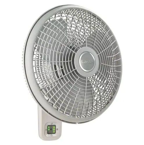 Lasko 16 in. 3-Speed Oscillating Wall Mount Fan with Remote Control - Lot 711