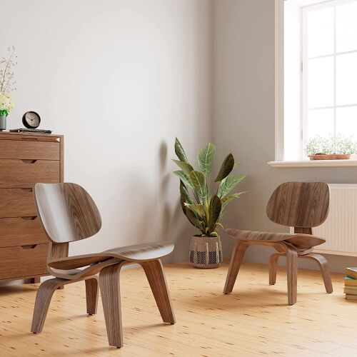 Rimdoc Mid Century Modern Accent Chairs, Set of 2   - Lot 295
