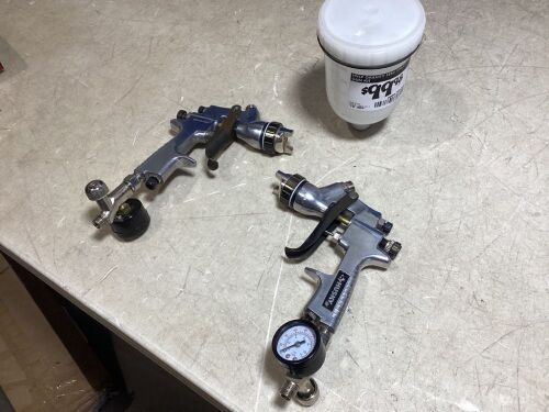 Husky HVLP Gravity Feed Spray Gun Pieces - Lot 298