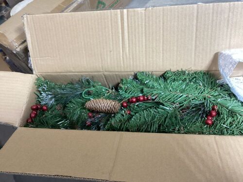 Holiday Garland with Lights  - Lot 326