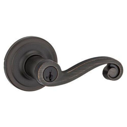 Lot of (4) Kwikset Lido Bronze Keyed Entry Lever - Lot 376